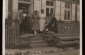 Lithuanian Jews in front of the post office in Linkuva © U.S. Holocaust Memorial Museum courtesy of Dr. Saul Issroff